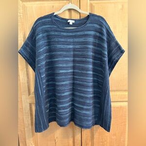 Pure Jill Poncho Sweater Sz S/M